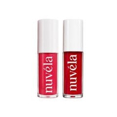 Nuvéla Lip Oil Elixir Dudak Yağı - Apple Red & Baby Pink