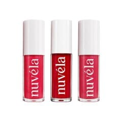 Nuvéla Lip Oil Elixir Dudak Yağı - Apple Red & Baby Pink & Barbie Pink